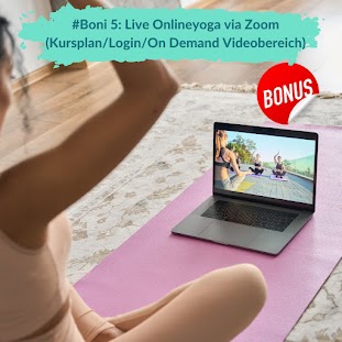 Bonus 5 wöchentl. Live Onlineyoga