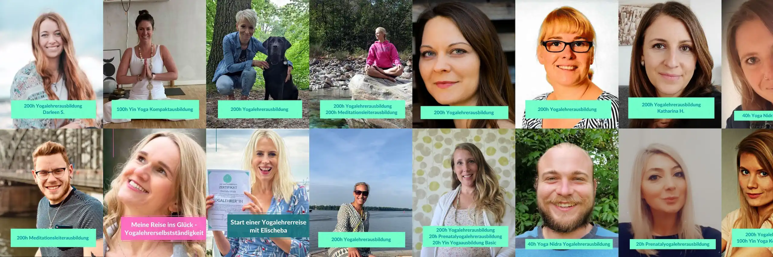 Banner Testimonials YSO 300h Yogalerer Ausbildung Online