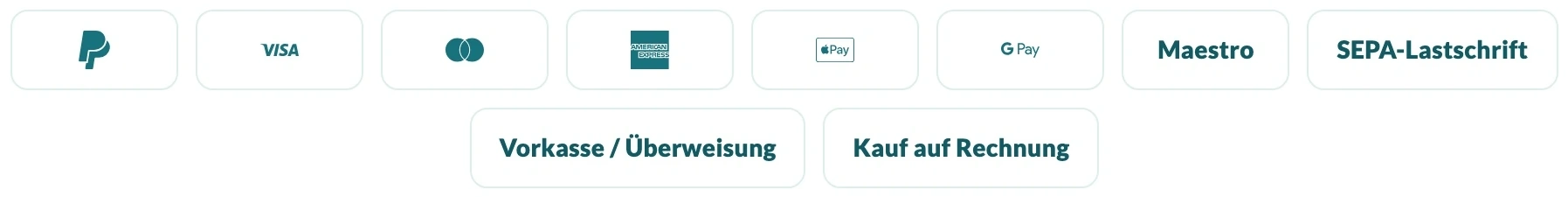 Zahlungslogos